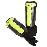 Nike Charge Adult Soccer Shin Guard, Black/Volt