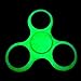 OWLCE Tri-Fidget Spinner EDC Focus Toys Fluorescent with Hybrid Ceramic Bearing Ultra Durable (Green)