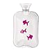 Fashy Hot Water Bottle with Floating Fish - Made in Germany