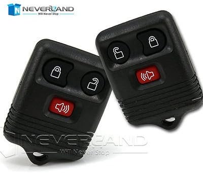 Noviame(TM) 3 Buttons Remote Fob Car Key Shell for Ford F150 F250 F350 Expedition New Replacement Keyless Entry Car Key Case Cover C10