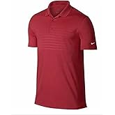 Nike Dri-FIT Victory Men's Embossed Striped Golf Polo Red