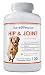 Salveo Petcare Glucosamine for Dogs 800mg Advanced - Hip and Joint Supplement with MSM Chondroitin and Vitamins C & E - 120 Beef Flavoured Chewable Tablets - Arthritis Pain Relief and Mobility