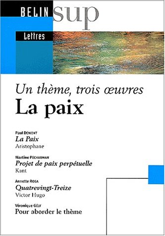 La  paix...