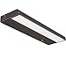 GETINLIGHT 12-inch LED Under Cabinet Lighting, Hardwired or Plugged-in, Warm White (2700K), Soft White (3000K), Bright White (4000K), Dimmable, Bronze Finished, IN-0210-1-BZ