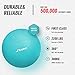 Trideer Extra Thick Yoga Ball Exercise Ball, 5 Sizes Ball Chair, Heavy Duty Swiss Ball for Balance, Stability, Pregnancy and Physical Therapy, Quick Pump Included