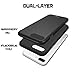 MoboZx iPhone 7 Plus case, [Premium Tempered Glass Screen Protector Included] Dual-Layer Slim Protective Anti-Slippery Scratch-Resistant Shockproof Bumper for iPhone 7 Plus (Combo_Black)