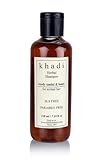 Khadi Natural Herbal Ayurvedic Woody Sandal and Honey Herbal Shampoo for all Hair Types SLS & Paraben Free (210 ml)