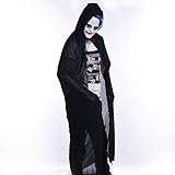 Lovewe Turtle Neck Bronzing Grim Reaper Cloak Coat