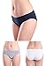 Wealurre Women’s Underwear Cotton Hipster Panties Breathable Stretch Bikini Panties for Women Pack