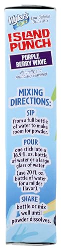 ZERO-SUGAR ISLAND PUNCH PURPLE BERRY WAVE DRINK MIX, 10CT