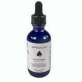 OptiHemp Liposomal Hemp Extract 300 mg Advanced OptiVida Formula 2 ounce (60ml) - supports functional calming for stress relief, relaxation, healthy sleep patterns, and achy muscles