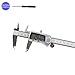 Digital Calipers OKPOW Inch Metric Fractions Conversion Stainless Steel Vernier Gauge 0-6 Inch/150mm with LCD Display Measuring Ruler