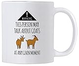 Casitika Goat Farmer Gifts. This Person May Talk
