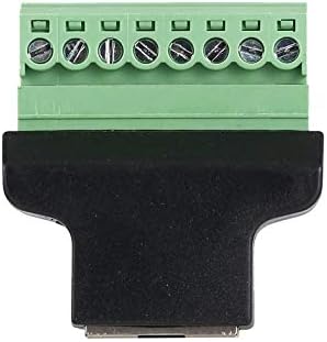 Ethernet Rj45 Female To Screw Terminal 8 Pin Cctv Digital Dvr Adapter Connector Robust Design Ensures Reliable Connections