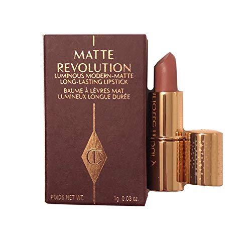 CHARLOTTE TILBURY Matte Revolution Lipstick TALK MINI PURPILLOW .03 oz.