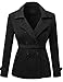 Plus4u Women's Beautiful Fit Cotton Blend Classic Double Breasted Trench Coat