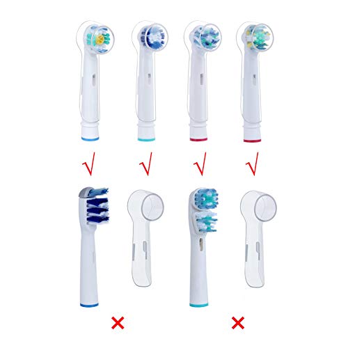8 Pack Electric Toothbrush Cover for Protecting Oral-B Replacement Brush Heads, Anti Bacterial Portable Travel Brush Heads Caps, Convenience for Travel & Everyday Use