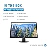 HP v22e Full HD Monitor (1920 x 1080) 21.5 Inch (1 VGA, 1 HDMI) - Black [Amazon Exclusive]