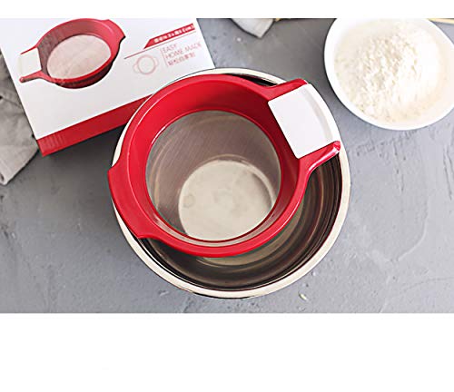 Sifting Pan Fine Mesh Strainer/Flour Sieve/Icing and Sugar Sifter,60 mesh 6.7 inch - Thumbnail 5