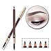 1 pcs Makeup Eyebrow Enhancer 12H Long Lasting Sweat &Waterproof Eyebrow Pencil Pen Dark Brown Eye Brow Pencil 5 Colors to Choose (3# Light Brown)