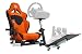 GTR Simulator - GTA-F Model Racing Simulator Triple or Single Monitor Stand with Adjustable Leatherette Seat, Racing Simulator Cockpit Gaming Chair Single Monitor Stand primary