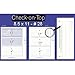 Compuchecks 100 HIGH Security Blank Check Paper Compatible with QuickBooks - (Green/Red Cubed) Checks On Top Print Easy Your Computer Checks for Business Or Personal Use - Weight # 28