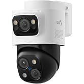 eufy PoE Bullet-PTZ Cam S4, NVR Add On Cam, 24/7 Recording, 4K UHD Triple Lens, 122° FOV, 360° Pan and Tilt, 8× Hybrid Zoom, 