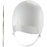 Dompel Silicone Highlight Hair Cap | Reusable Professional Silicone Cap | Special for Hair Dyeing | Model 233 CA 1 UND