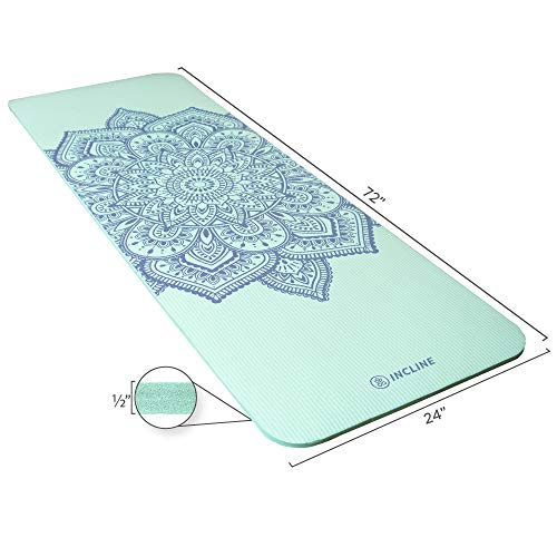 Incline-Fit-Extra-Thick-Exercise-Mat-w-Carrying-Strap-Non-Slip-Comfortable-Workout-Mat-For-Yoga-Pilates-Stretching-Meditation-Floor-Fitness-Exercises