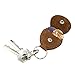 Hide & Drink, Guitar Pick Holder with Ring, Key Organizer, Keychain for Guitar Players, Full Grain Leather, Handmade, Swayze Suede