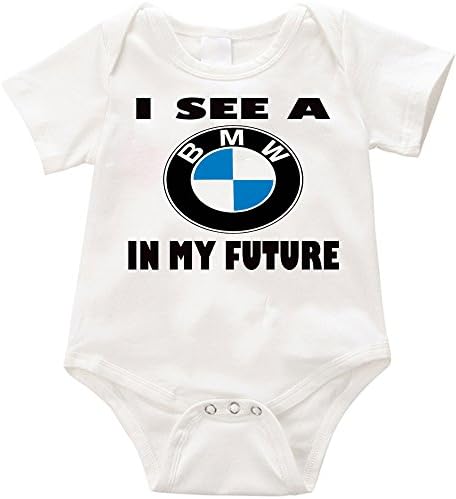 Anicelook I See a BMW in my future infant romper onesie creeper