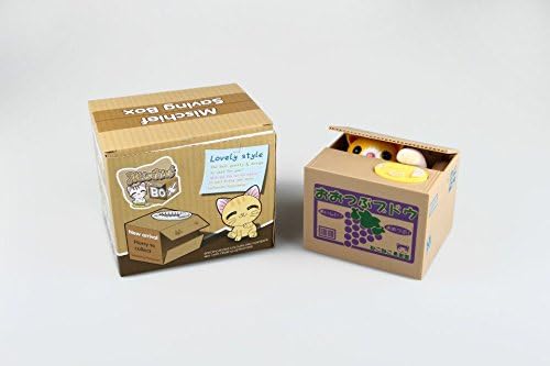 Tomixxx Cute Stealing Coin Money Box Piggy Bank Gift Toy(grape)