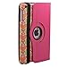 Aduro ROTATA 360 Degrees Rotating Case Cover Folio w/Stand for Apple iPad Mini / 2/3 (Punchy Aces)