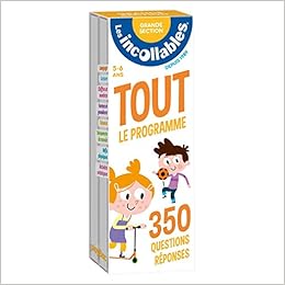 Les incollables - Tout le programme de la grande section - 5/6 ans: 350 question réponses pour réviser en 2 éventails- Cahier de vacances Livres,Livres pour enfants,Formation et références
