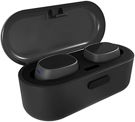 TWS Bluetooth Earbuds Stereo Bluetooth Headphones with Charging Case In-Ear Headphones Built-in Mic Mini Invisible V4.2 Wireless Dual Bluetooth Sweat Proof Fitness Earphones with Touch Function