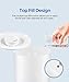 raydrop Humidifier for Bedroom , Top Fill 3.5 L Ultrasonic Cool Mist Humidifiers Essential Oil Diffuser for babies, Easy to Clean, 11-32 Hours, Auto Shut Off, Red Warning Light-(0.9 Gallon, US 110 V)