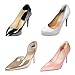 Heel Cushion Inserts, Heel Grips Silicone Shoe Pads for Women Loose Shoes and High Heels Shoe Too Big, Anti-Slip Heel Inserts Liners Blister Prevention and Protectors Foot Insoles for Women - 4 Pairs