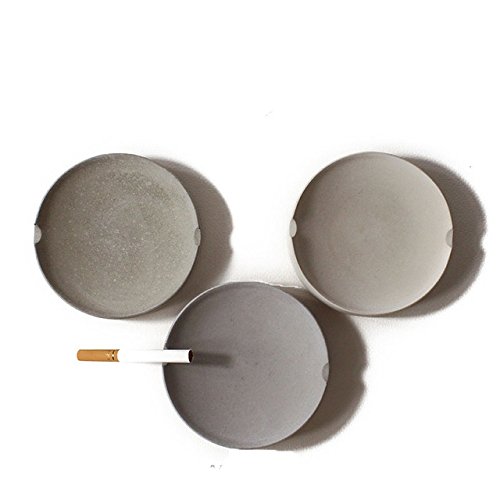 Minimalist Grey Concrete Ash Tray