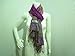 Exotic Floral Pattern Luxurious Pashmina Chic Winter Warm Purple Scarf Shawl Wrap #L01