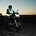 EvoLike Reflective Vest of Unique Design for Running Walking Cycling Jogging Motorcycle with Pocket + 4 High Visibility Wristbands + Bag (Fluorescent Yellow, Size L/XL)