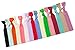 JLIKA Elastic Hair Ties (SET OF 100) Colorful Solids - No Crease Ouchless - Ponytail Holders - Ribbon Hairties for Women Girls Teens and Kids