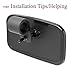 Small UTV Clear Rear View Center Mirror for 1.5