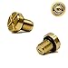 Tulga Fifth Wheel Replacement Coolant Tank Bleeder Screw Upgrade Brass Coolant Reservoir Screw for BMW E46 E92 E90 E36 E39 Mini Cooper OEM Quality
