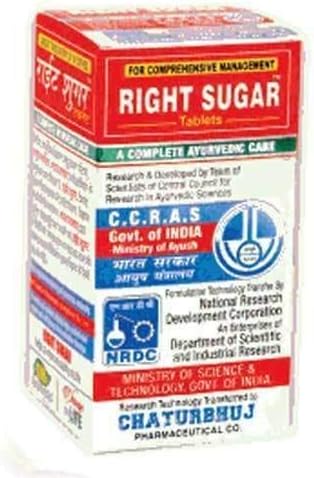 Chaturbhuj Pharmaceutical Right Sugar 120 Tablets (Pack of 2)