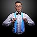 Blue LED Light Up Suspenders