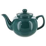 EnglishTeaStore Brand 2 Cup Teapot - Hunter Green Gloss Finish