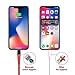 BORSVAEN iPhone Charger Cable MFi Certified, Nylon Braided Charger Cord Compatible iPhone Xs, Max, XR, X, 8 Plus, 8, 7 Plus, 7, 6 Plus, 6, 6S Plus, iPad and More (RED)