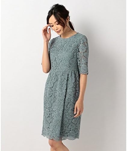 Amazon Co Jp 23区 Nijyusanku フローラルブルームレース ワンピース ライトグリーン系 40 服 ファッション小物