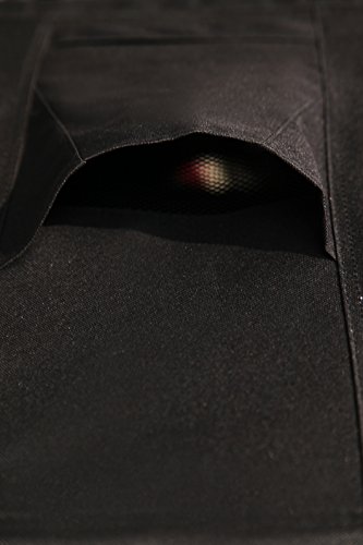 Garden Home Barbeque Grill Cover, Padded Handles, Helpful Air Vents, 58" L, Black - Thumbnail 3
