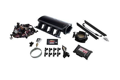 Fitech 70012 Black Anodized Induction System Ultimate LS Kit for LS3/L92 - 500 HP w/ Transmission Control